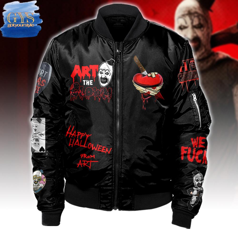 Terrifier Happy Halloween Limited Edition Bomber Jacket