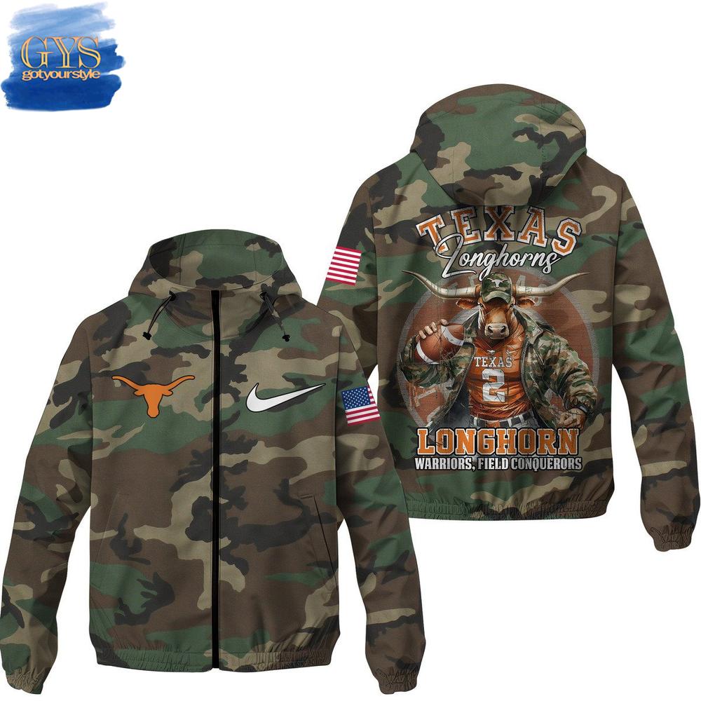 Texas Longhorns Warriors Camo Rush Jacket