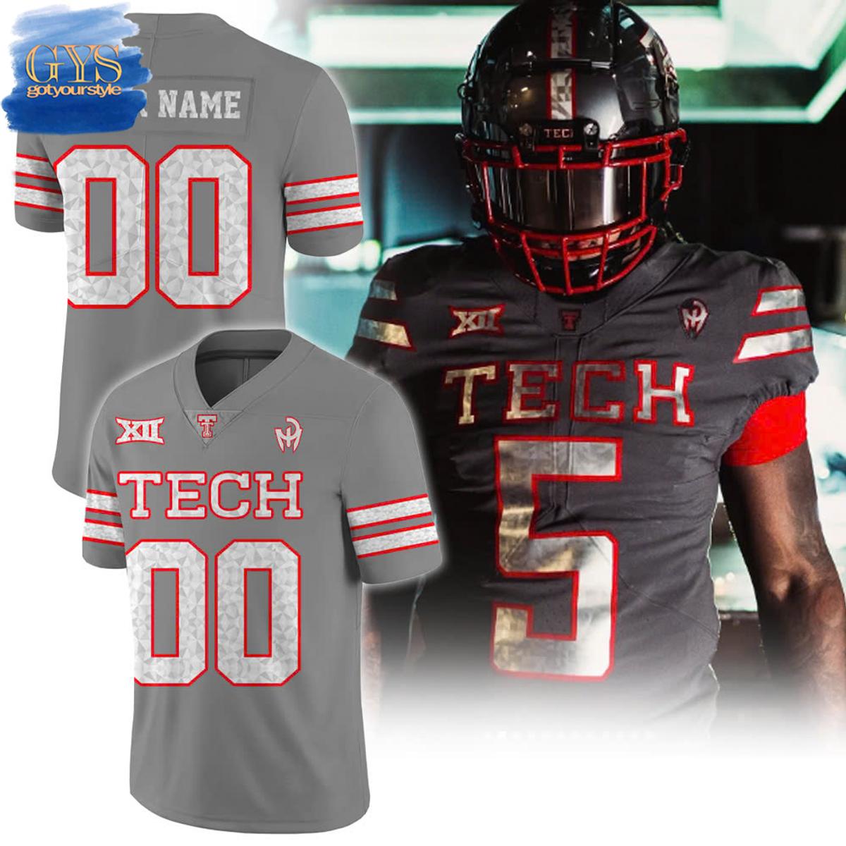 Texas Tech Football Galvanized Special Edition 2024 Football Jersey