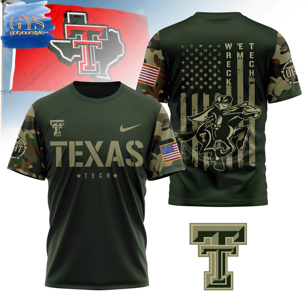 Texas Tech Red Special Camo T-Shirt