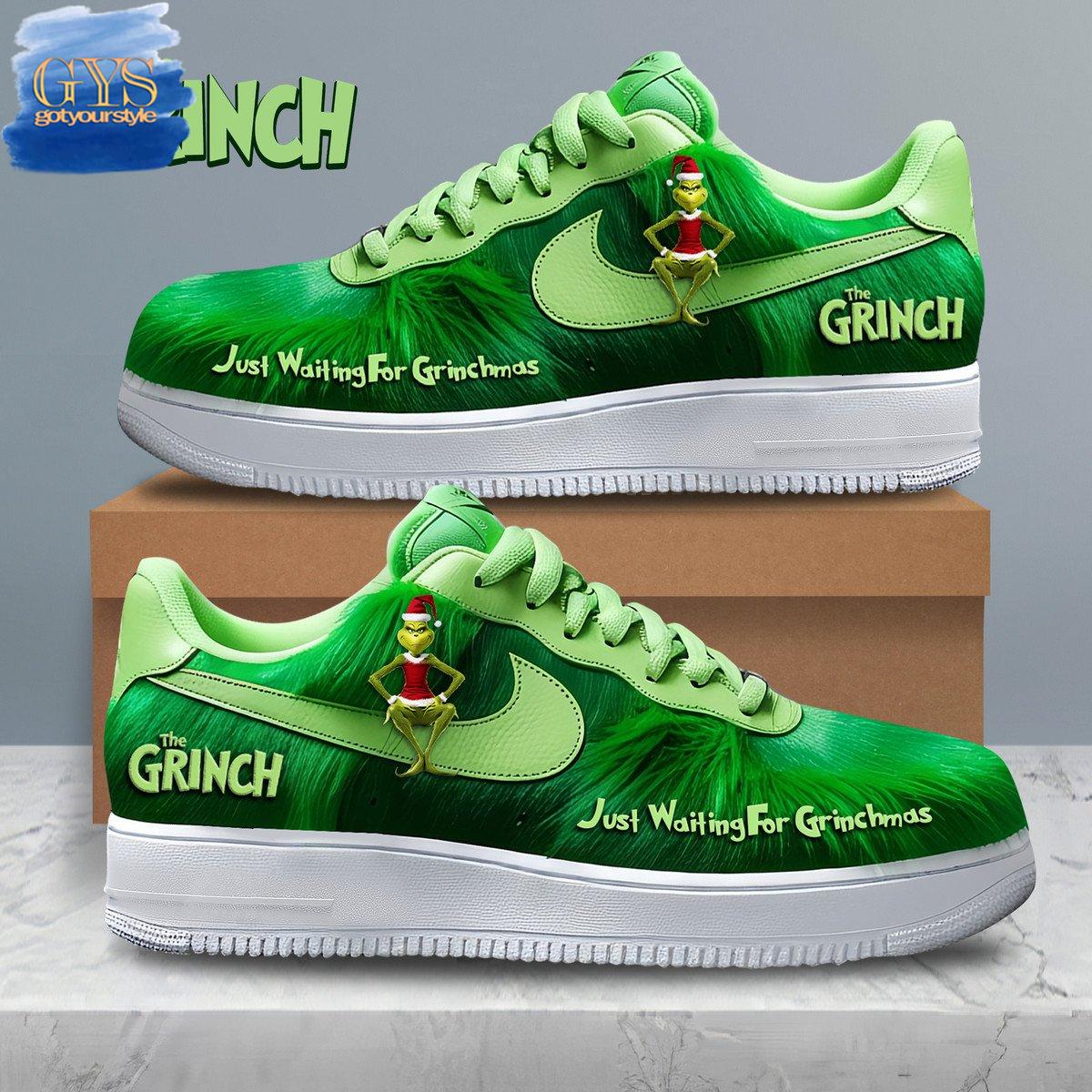 The Grinch Just Waiting For Christmas Limited Edition Air Force 1