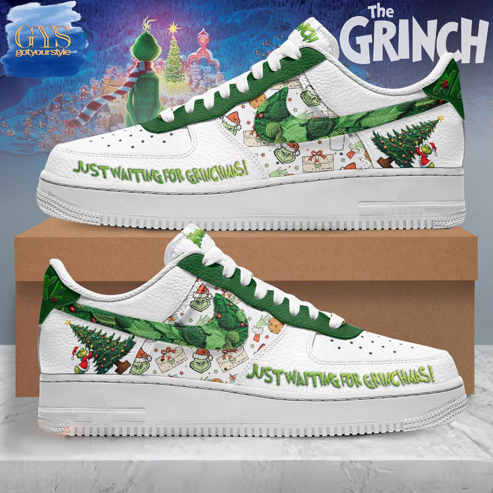 The Grinch Just Waiting For Grinchmas Limited Air Force 1