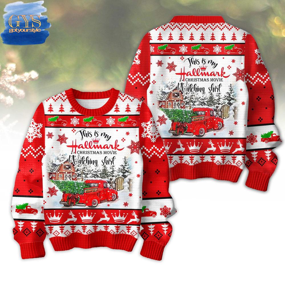 This Is My Hallmark Christmas Movie Ugly Christmas Sweater