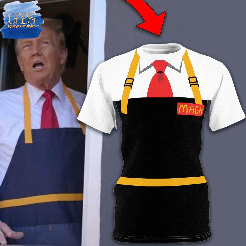 Trump MAGA Fast Food Uniform Shirt