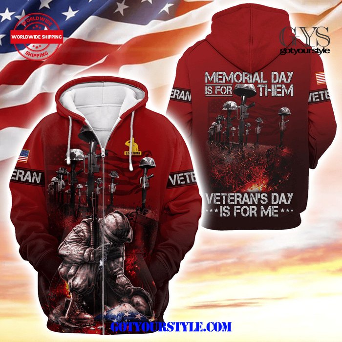 US Veteran Memorial Day Is For Them Shirt Collection