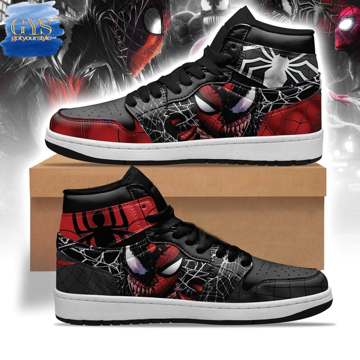 Venom x Spiderman Limited Edition Air Jordan 1