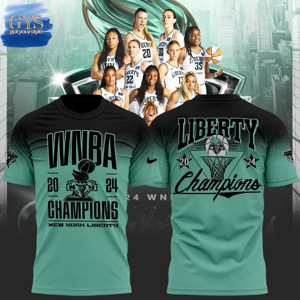 WNBA New York Liberty 2024 Champions Special Nike Shirt