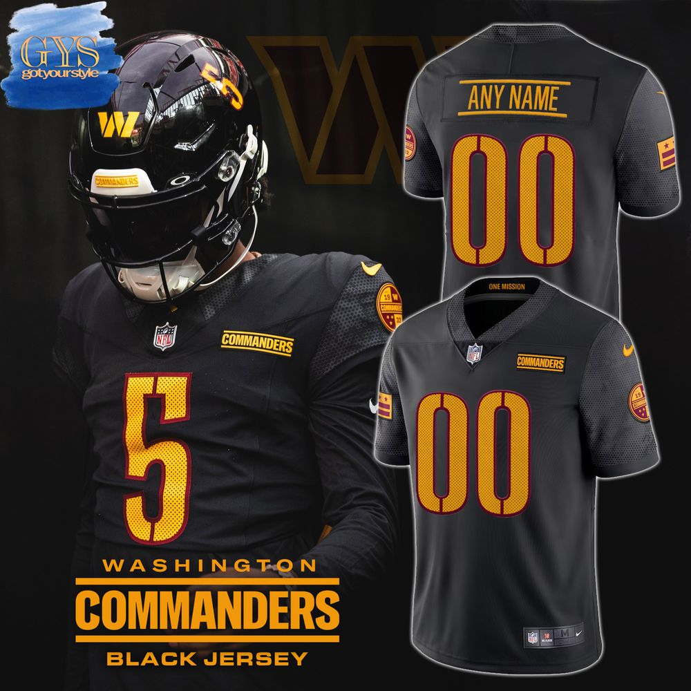 Washington Commanders Alternate Vapor Limited Black Football Jersey