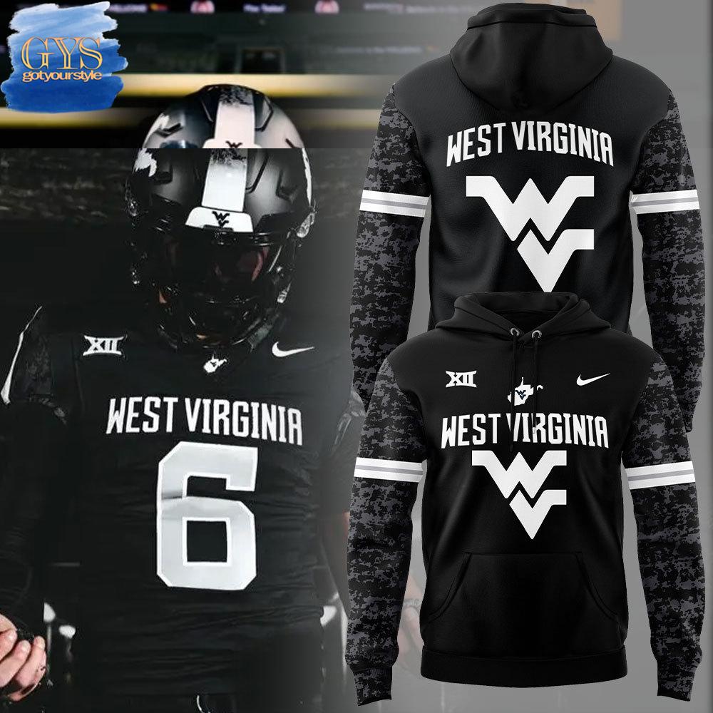 West Virginia Mountaineers Special Coal Black New Version Hoodie