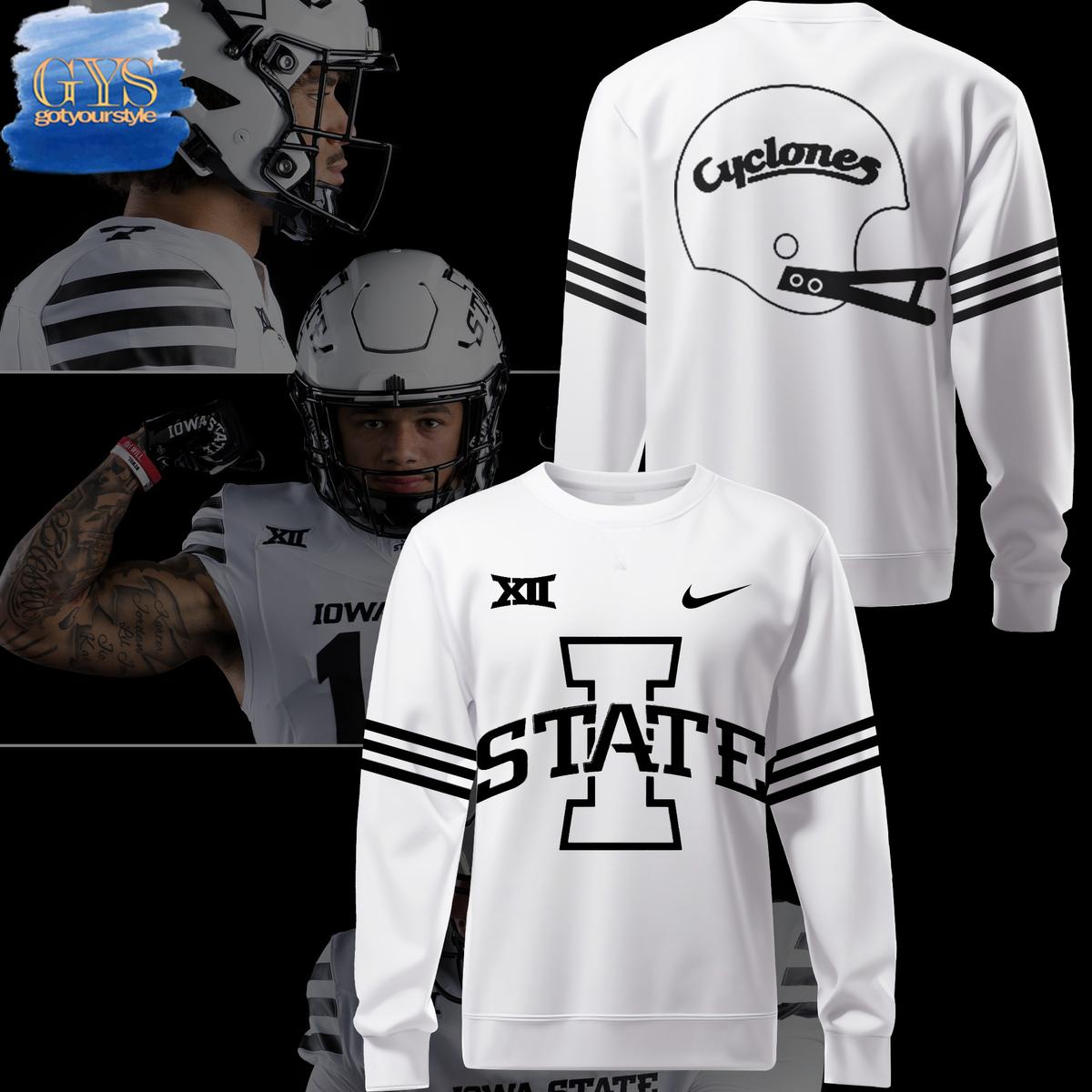 Whiteout Iowa State Cyclones Winter Limited Edition Sweatshirt