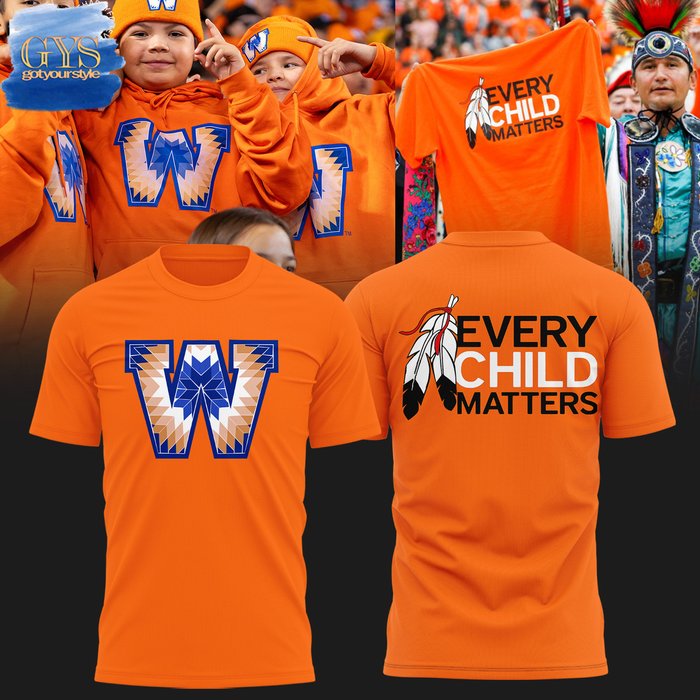 Winnipeg Blue Bombers Every Child Matter 2024 Limited Shirt