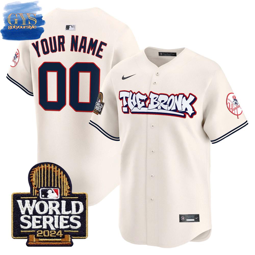 Yankees The Bronx 2024 World Series Vapor Premier Limited Jersey