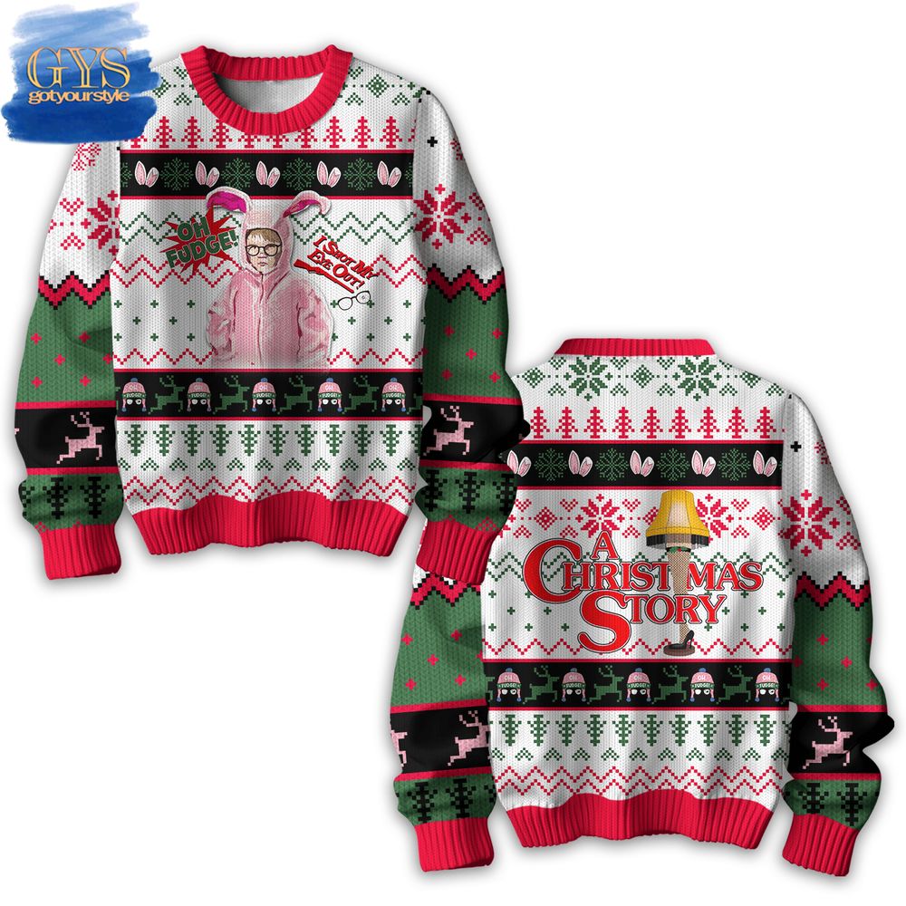 A Christmas Story I Shot My Eye Out Ugly Christmas Sweater