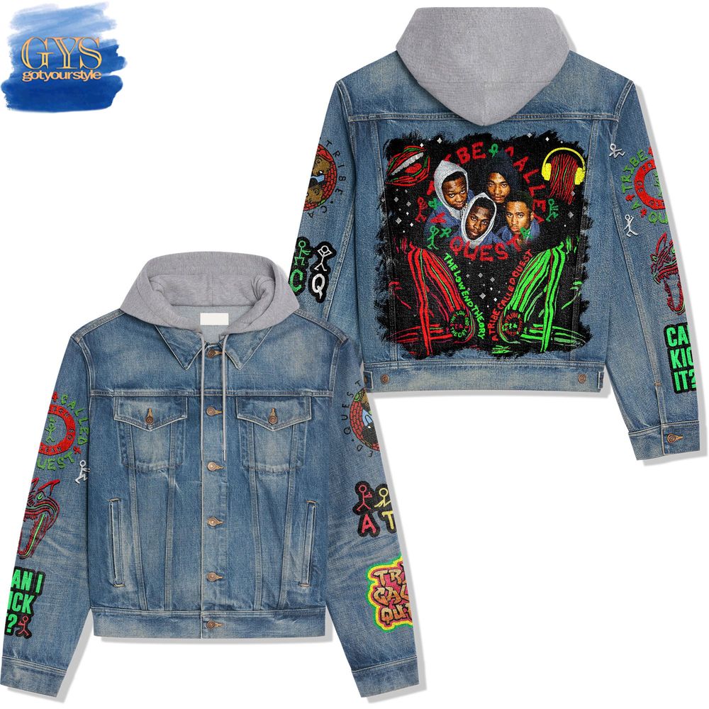 A Tribe Called Quest The Low End Theory Hooded Denim Jacket