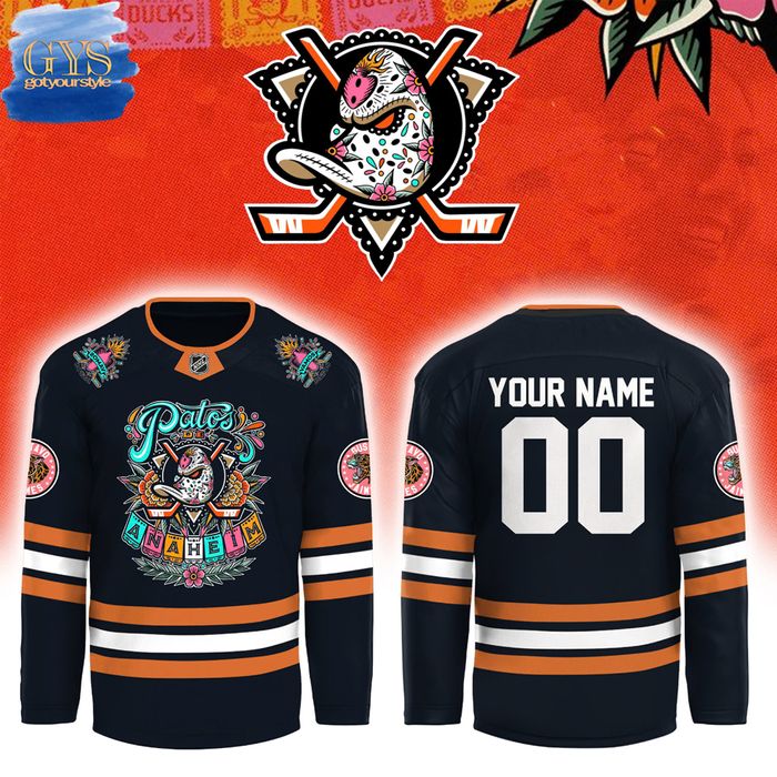 Anaheim Ducks Dia De Muertos 2024 Limited Edition Hockey Jersey