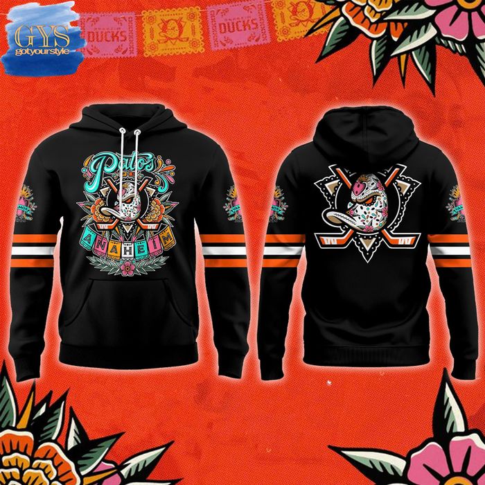 Anaheim Ducks Dia De Muertos 2024 Limited Edition Hoodie