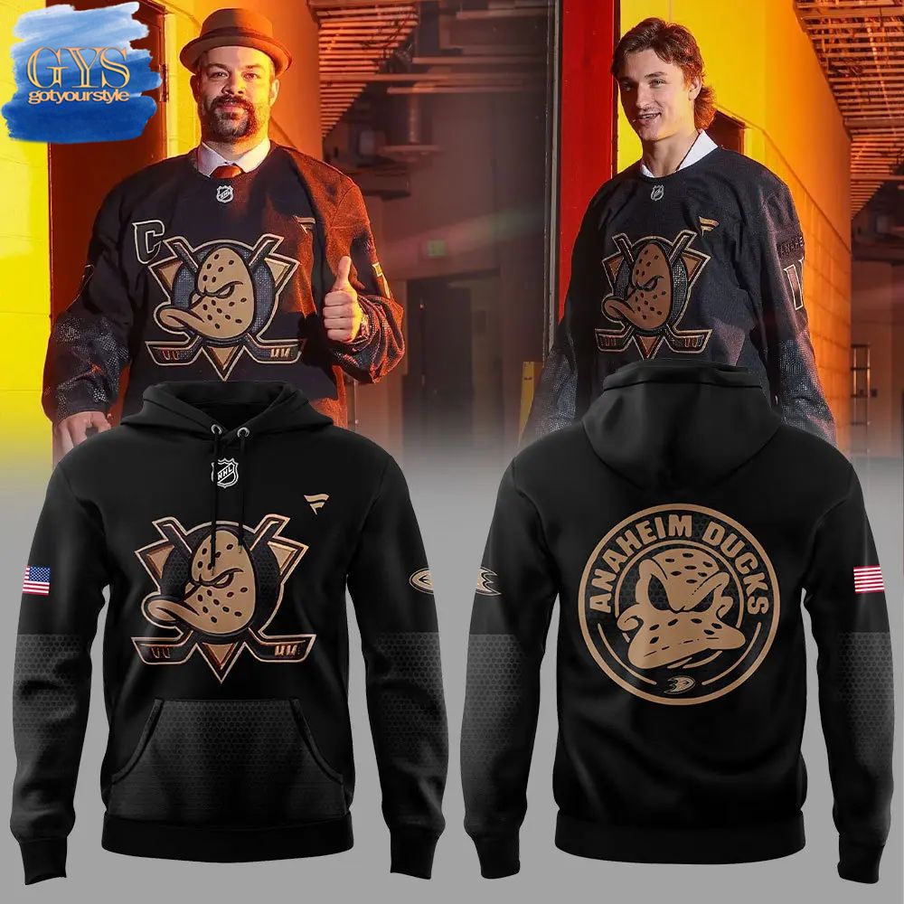 Anaheim Ducks Military Threads 2024 Limited Edition Hoodie