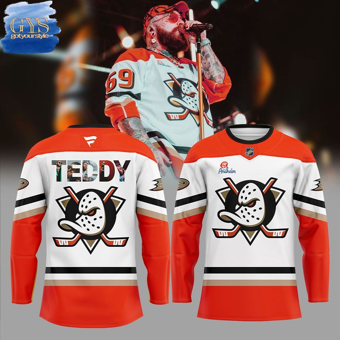 Anaheim Ducks x Teddy Swims Limited Edition Hockey Jersey