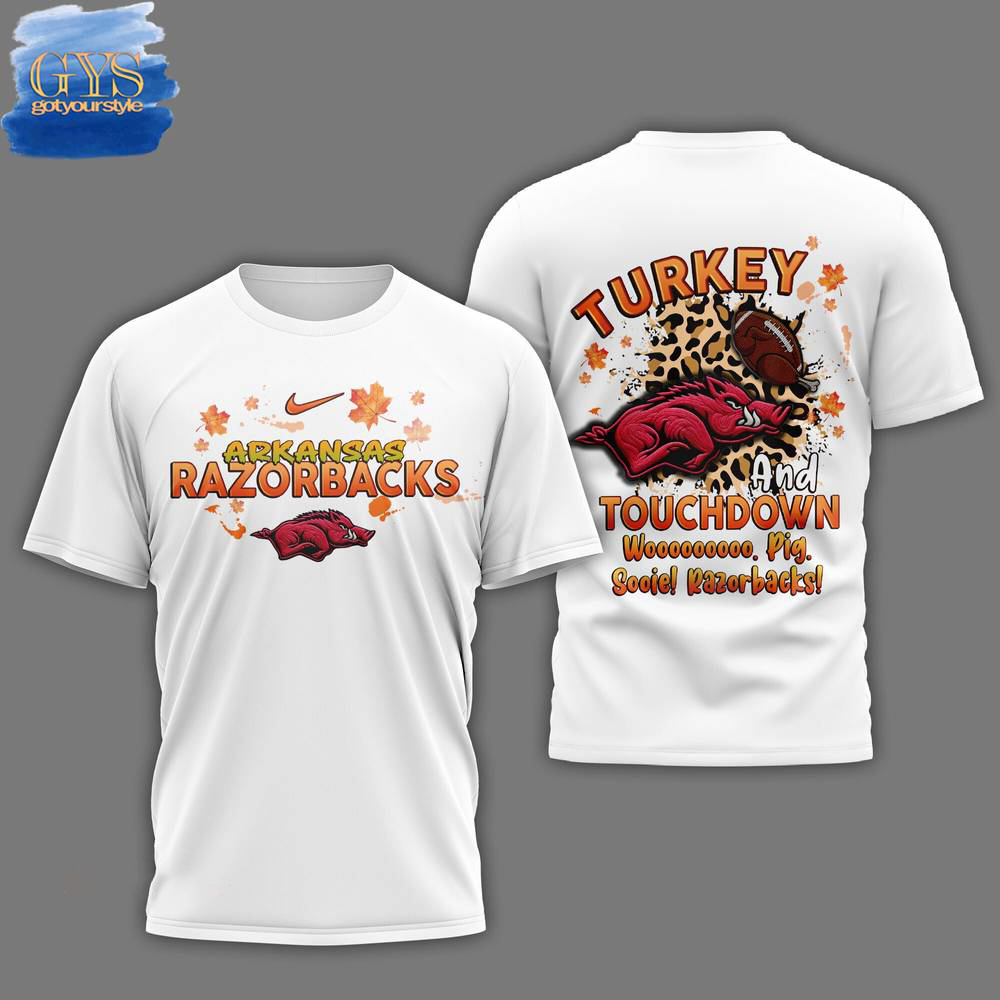 Arkansas Razorbacks Thanksgiving 2024 Special Shirt