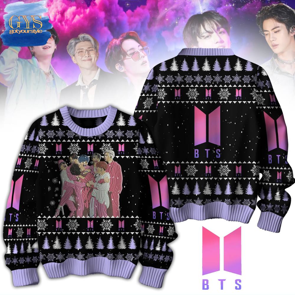 BTS Lovers Limited Edition Ugly Christmas Sweater