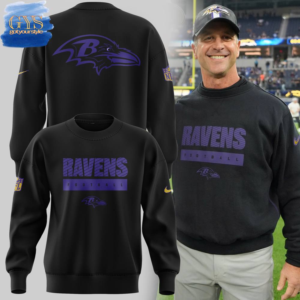 Baltimore Ravens Coach John Harbaugh Basic Edition Sweatshirt