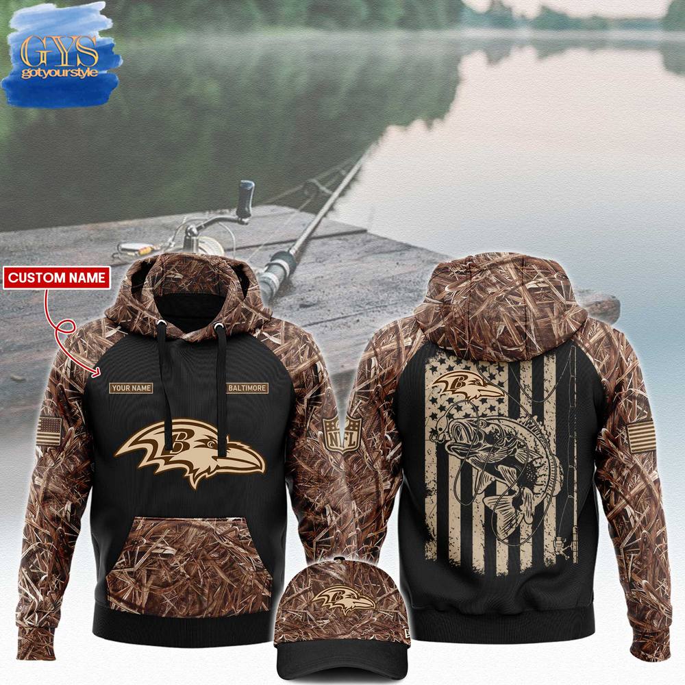 Baltimore Ravens NFL x Fishing 2024 Limited Edition Hoodie