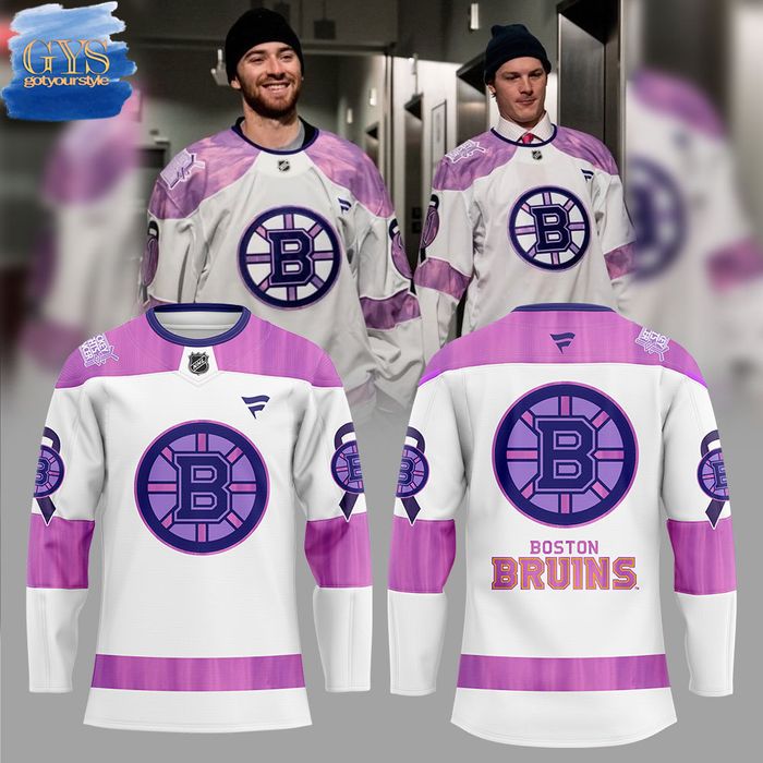 Boston Bruins Fights Cancer Limited Edition Hockey Jersey