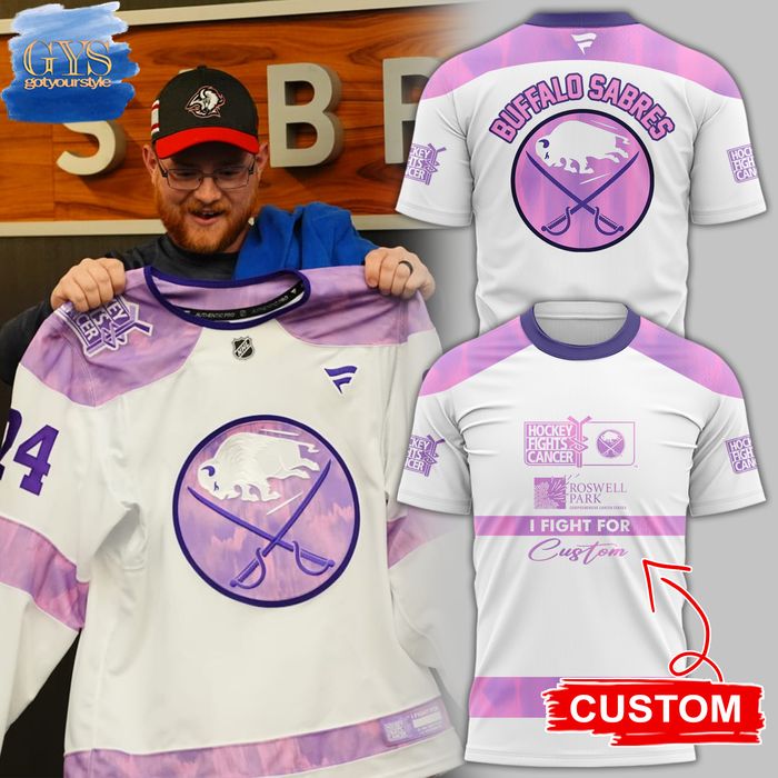 Buffalo Sabres Hockey Fights Cancer Special Shirt