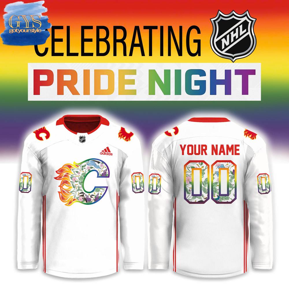 Calgary Flames Pride Night 2024 Limited Edition Jersey