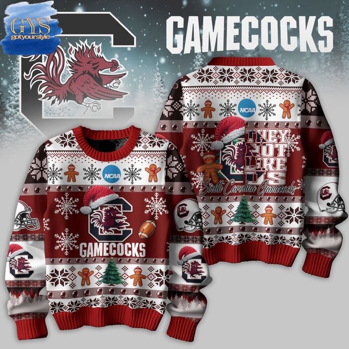 Carolina Gamecocks They Not Like Us Ugly Christmas Sweater