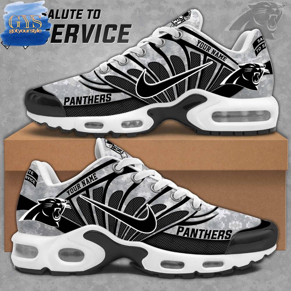 Carolina Panthers Arctic Camo 2024 Salute To Service Nike Air Max Plus