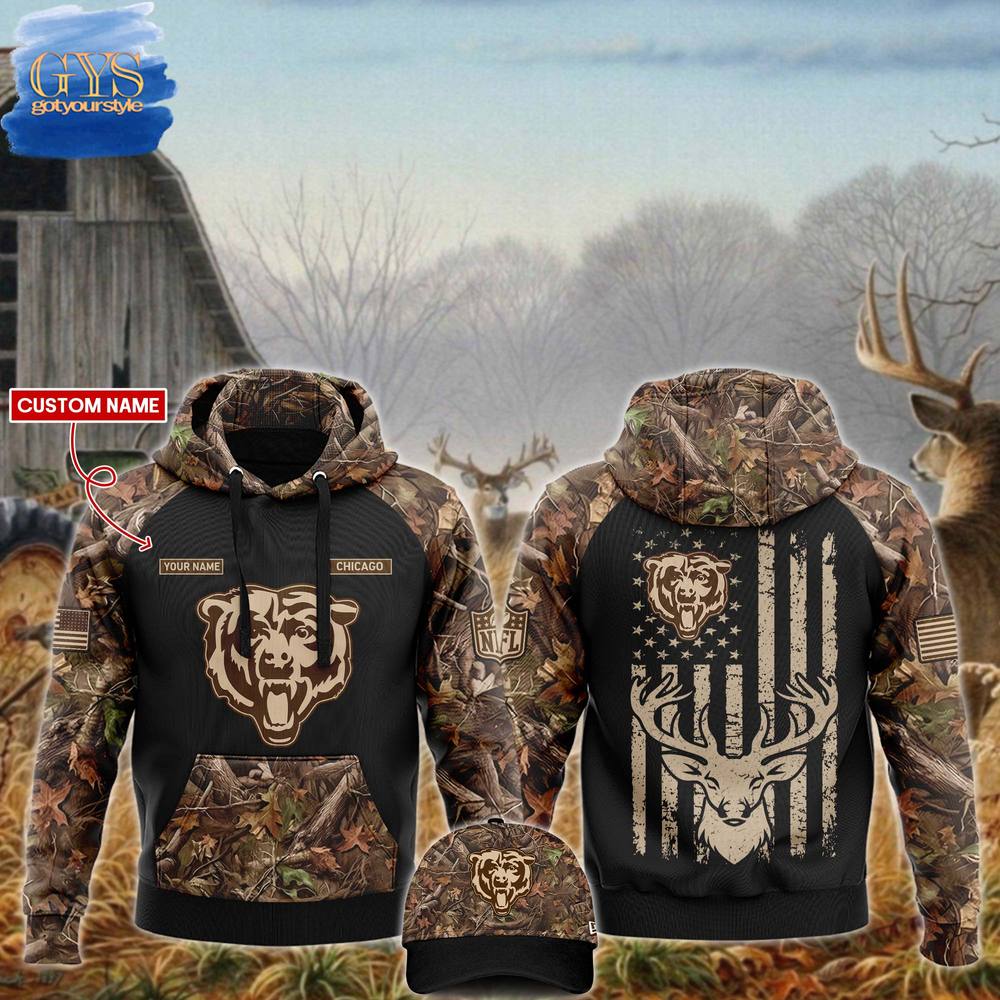 Chicago Bears NFL x Hunting 2024 Limited Edition Hoodie