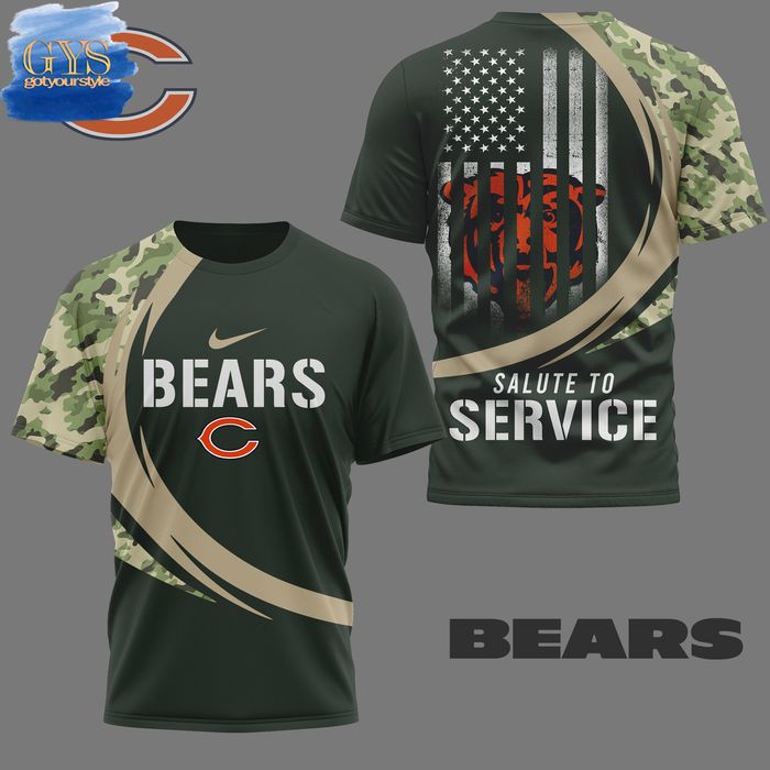 Chicago Bears Salute To Service Limited Edition Shirt