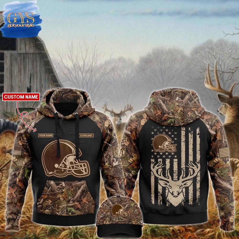 Cleveland Browns NFL x Hunting 2024 Limited Edition Hoodie