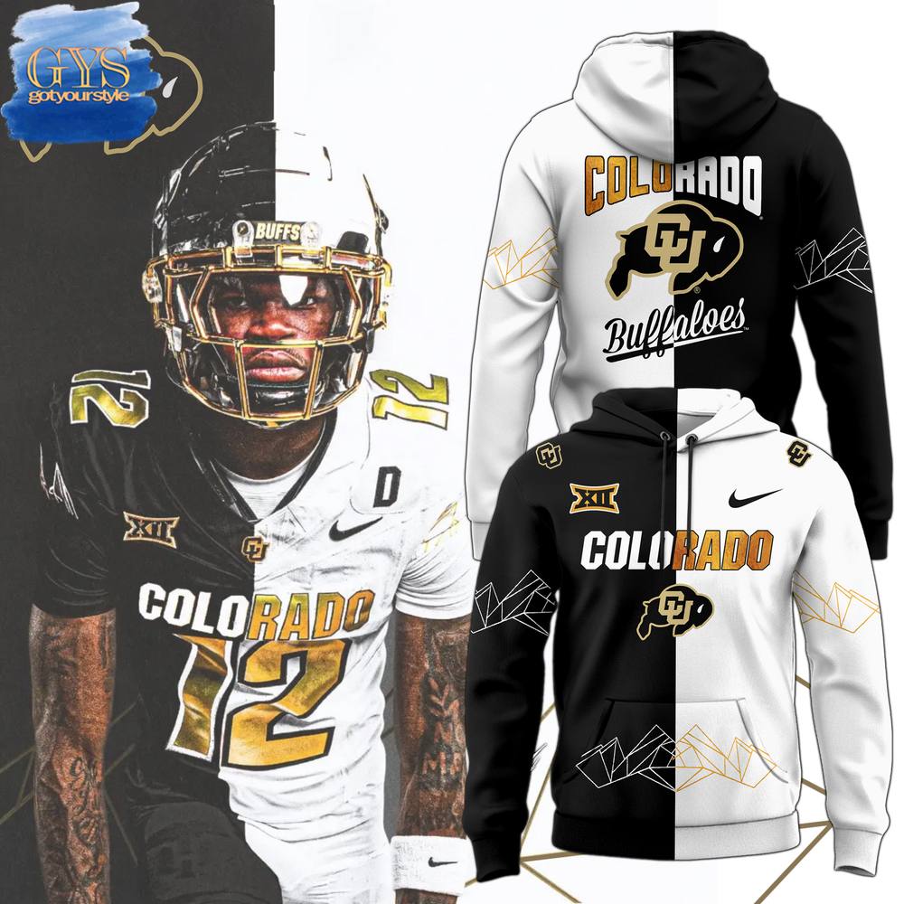 Colorado Buffaloes Black And White Special Edition Hoodie