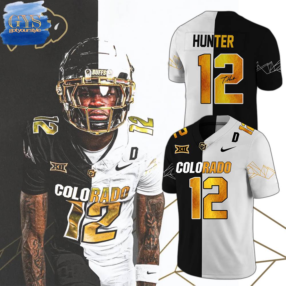 Colorado Buffaloes Travis Hunter Black x White Limited Edition Jersey