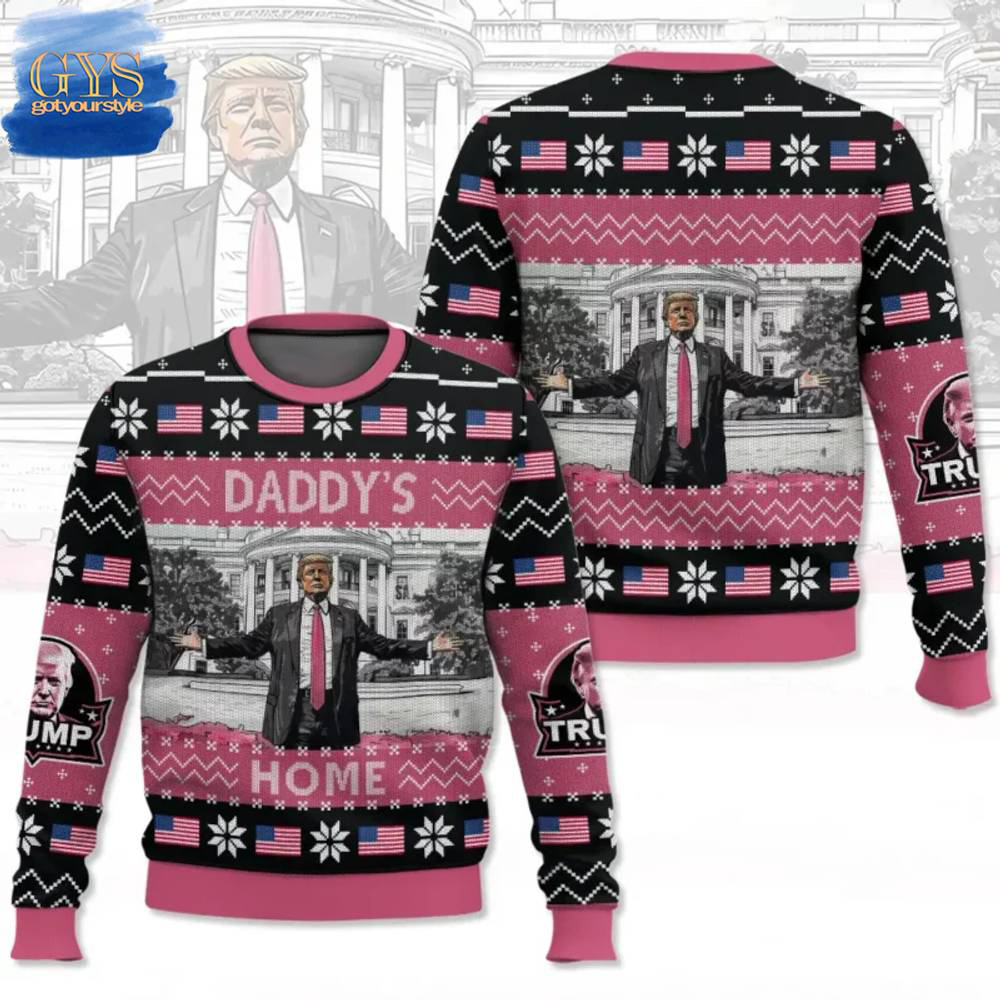 Daddy’s Home Trump Christmas Ugly Sweater