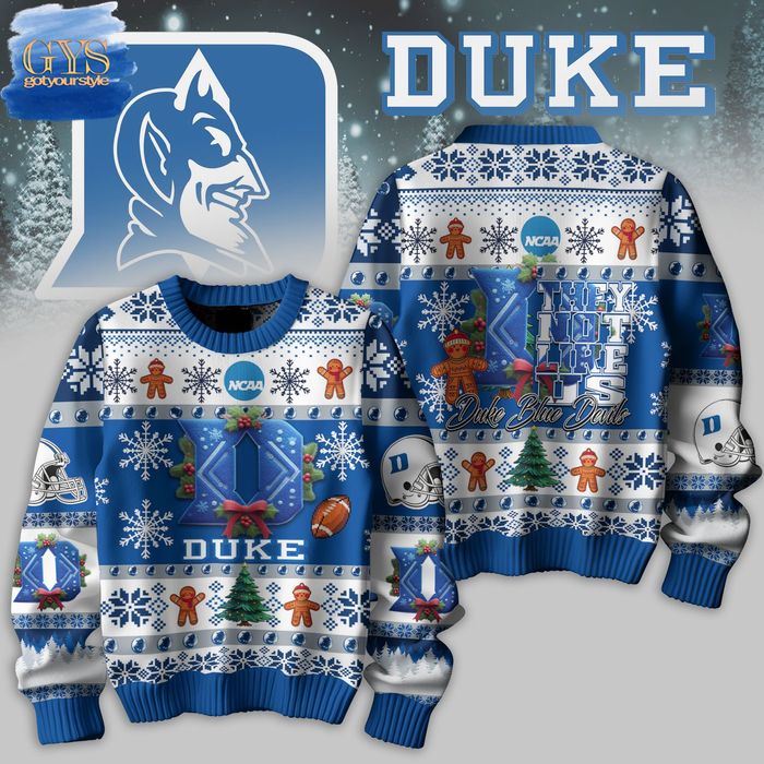 Duke Blue Devils Not Like Us Ugly Christmas Sweater