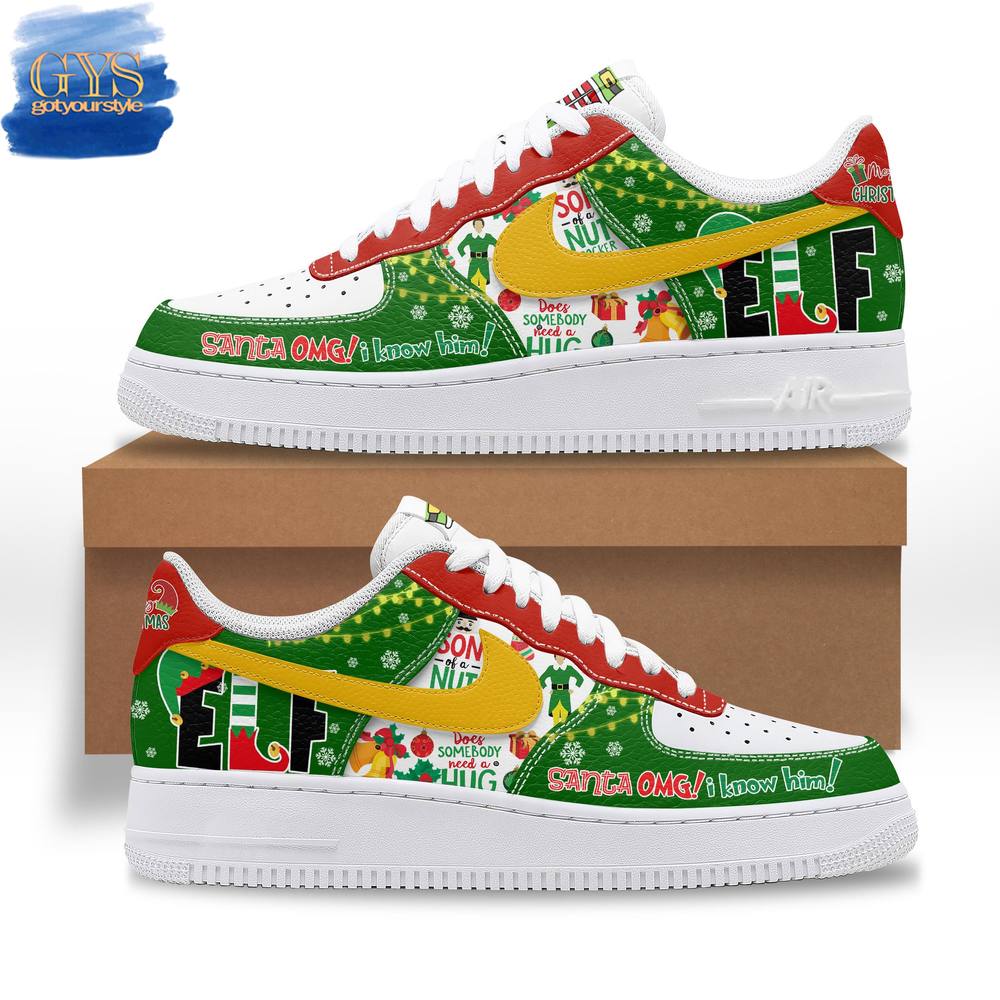 Elf Santa OMG Christmas Edition Nike Air Force 1