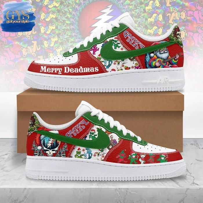 Grateful Dead Merry Deadmas Limited Nike Air Force 1