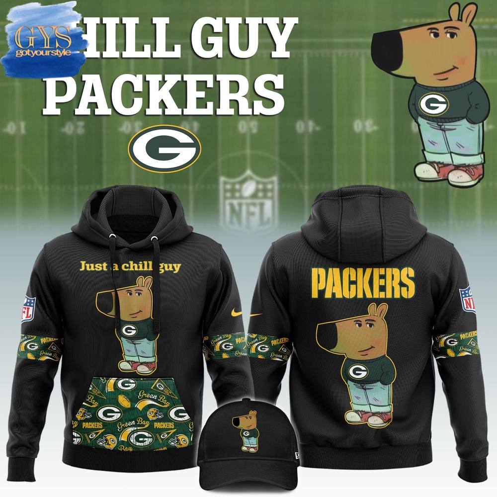 Green Bay Packers NFL Chill Guy Limited Edition Hoodie