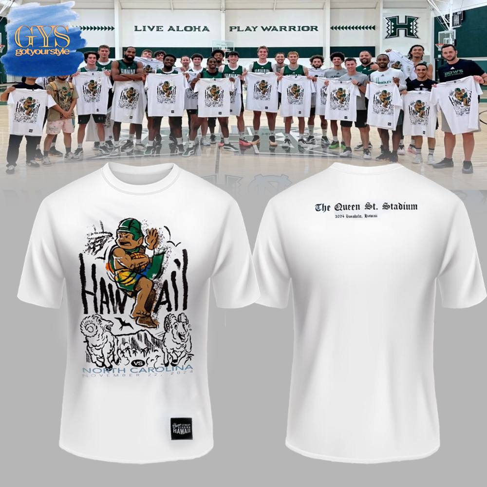 Hawaii Rainbow Warriors Basketball Whiteout Squad Limited Edition Shirt