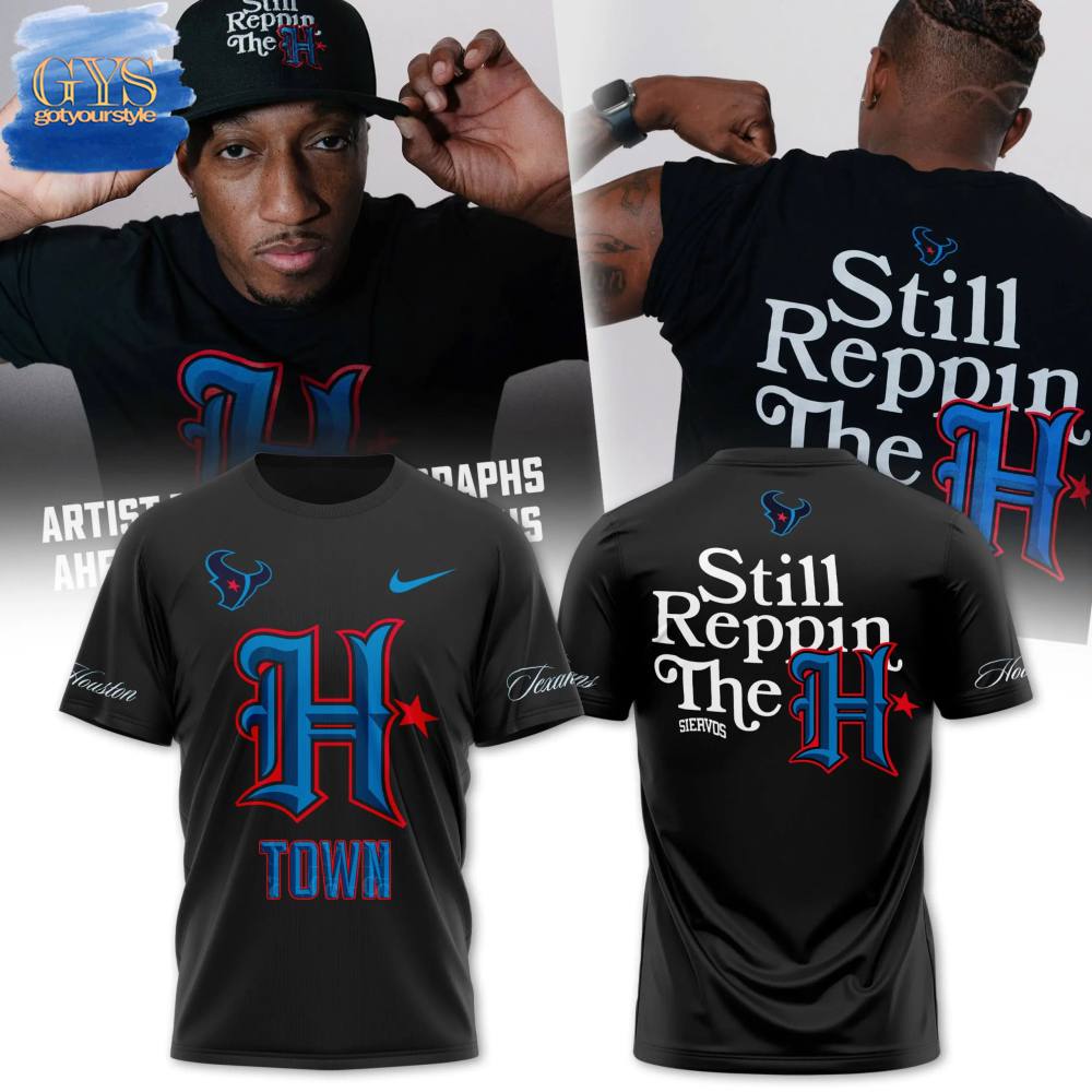 Houston Texans x Lecrae Still Reppin The H-Town Black Nike Shirt