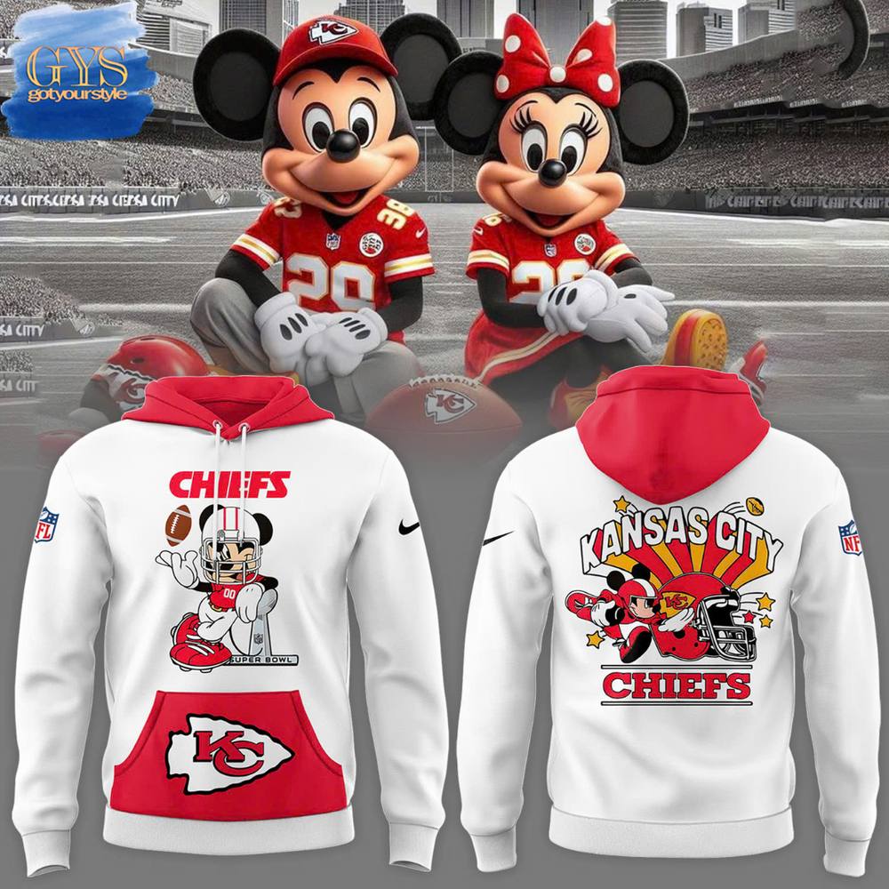 Kansas City Chiefs x Disney Mickey Mouse Limited Edition Hoodie