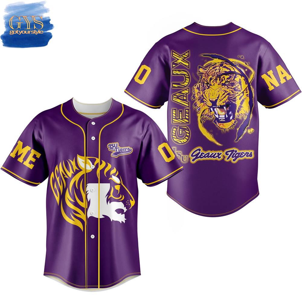 LSU Tigers Personalization Special Edition Baseball Jersey