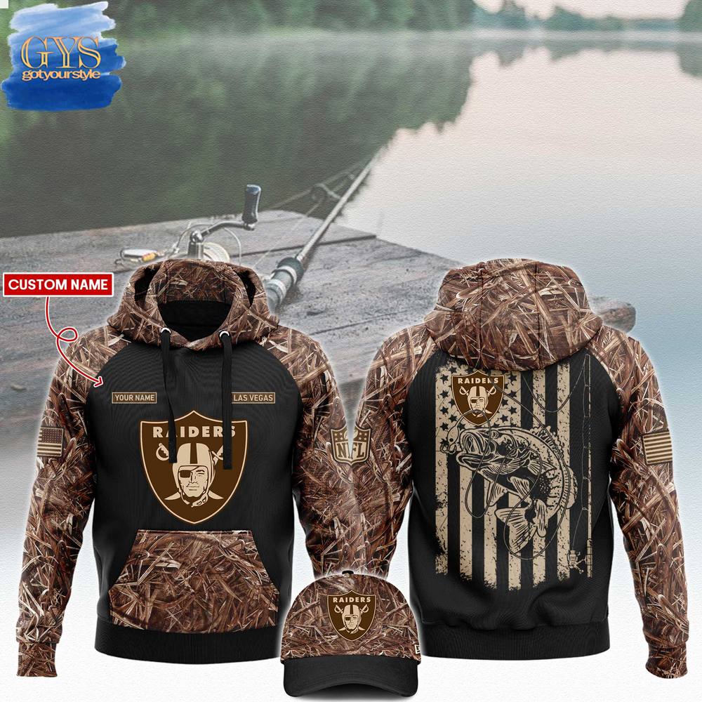 Las Vegas Raiders NFL x Fishing 2024 Limited Edition Hoodie