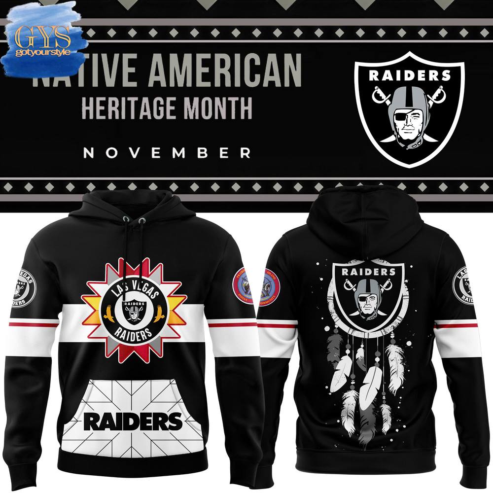 Las Vegas Raiders Native American Heritage Month Limited Edition Hoodie