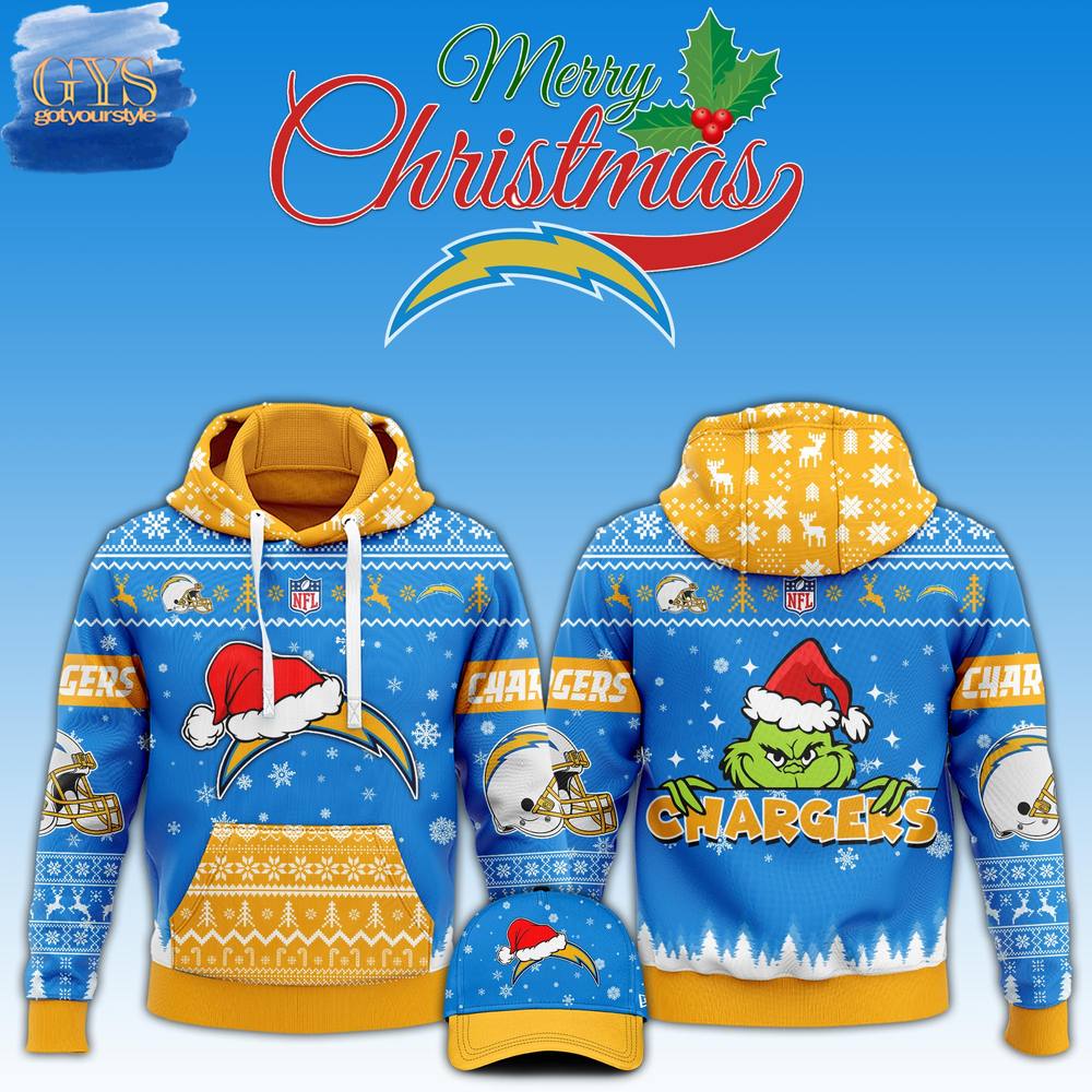 Los Angeles Chargers 2024 Christmas Limited Edition Hoodie