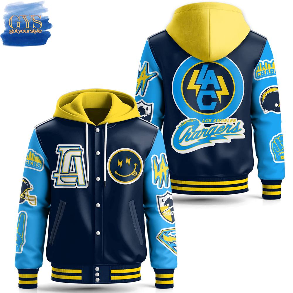 Los Angeles Chargers Limited Edition Hooded Baseball Jacket