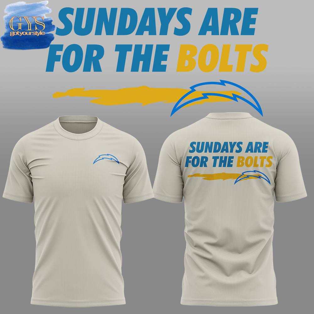 Los Angeles Chargers Sundays Are For The Bolts Special Shirt